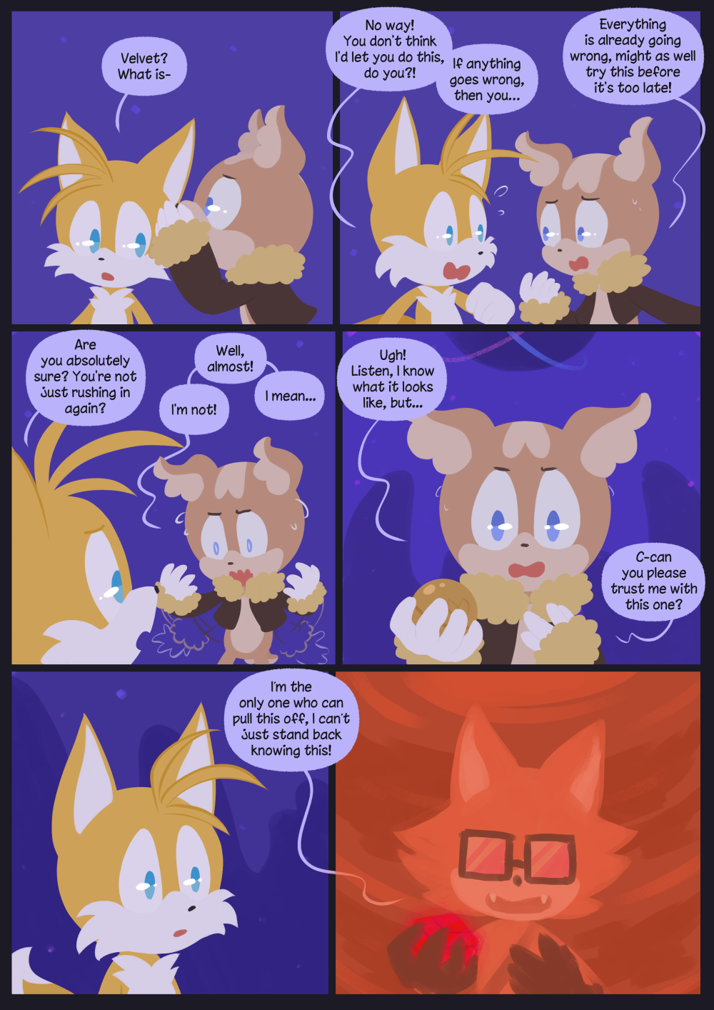 I know that in the game Tails was the one who proposed the plan. Let's pretend it's not what happened. The game did a lot of things I'd rather pretend weren't what happened